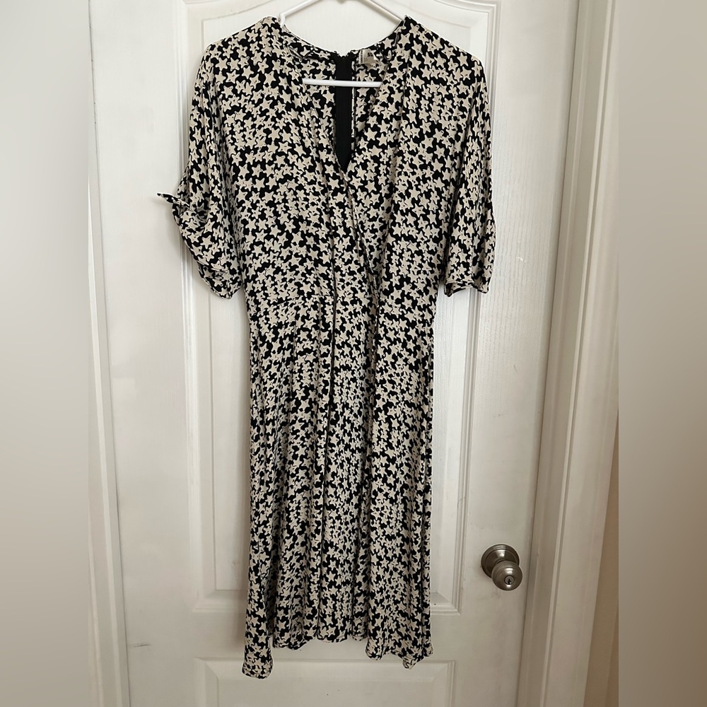 Vintage Sonia Rykiel Faux Wrap Dress. Size 42. Made in France.